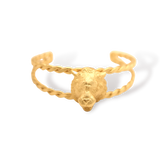 Brazalete con cabeza de tigre vista frontal